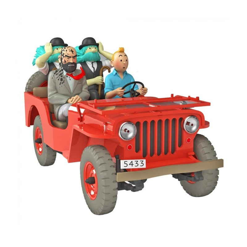 VOITURE TINTIN 124  LA JEEP DU DESERT