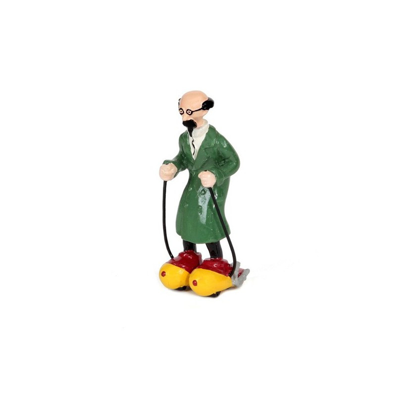 TINTIN  TOURNESOL PATINS  FIGURINES RESINE PAR MARIE LEBLON