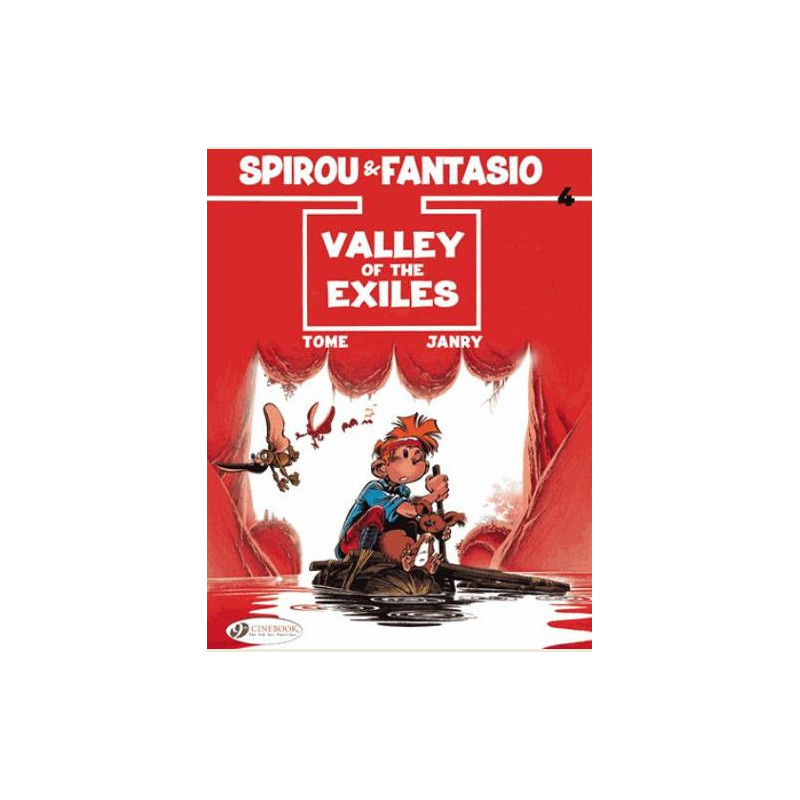 CHARACTERS  SPIROU   FANTASIO  TOME 4 VALLEY OF THE EXILES  VOL04