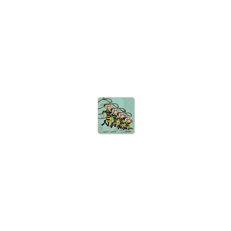 LUCKY LUKE DALTONS GETTING CAUGHT AGAIN COASTERS 10X10