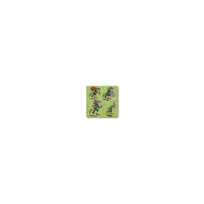 LUCKY LUKE DALTONS ROBBERY  COASTERS 10X10