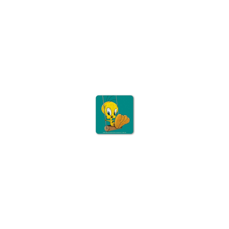 TWEETY SWING LOONEY TUNES COASTERS COLOURED 10X10