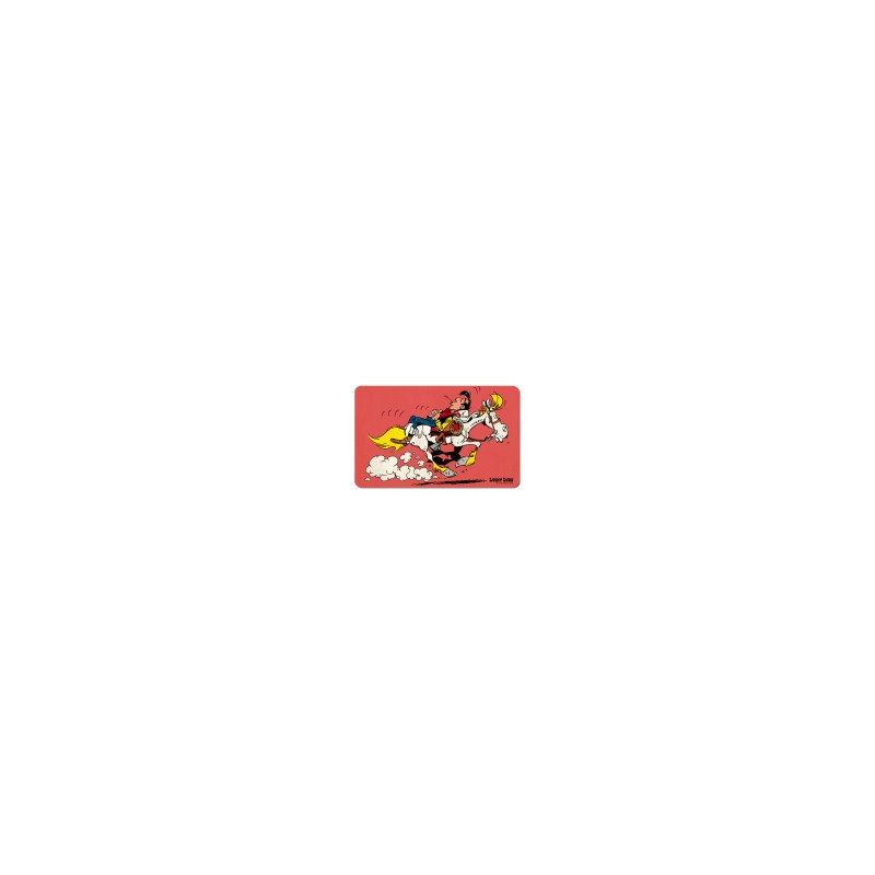 LUCKY LUKE RIDING ON JOLLY JUMPER BREAKFAST BOARDS COLOURED