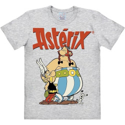 TSHIRT ASTERIX ET OBELIX GRIS ADULTE TAILLE L
