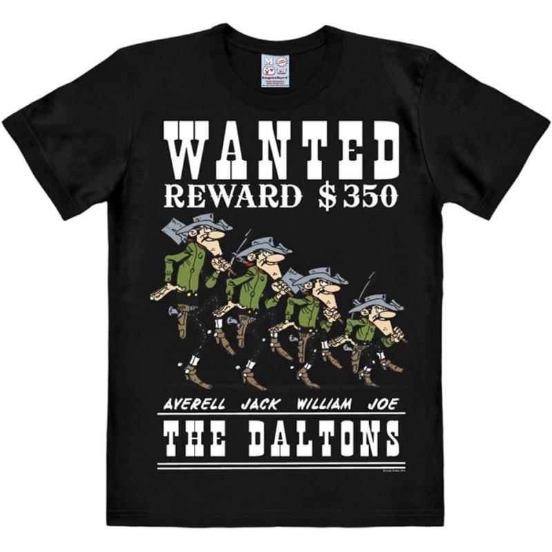 TSHIRT LUCKYLUKE DALTONS ADULTE TAILLE S