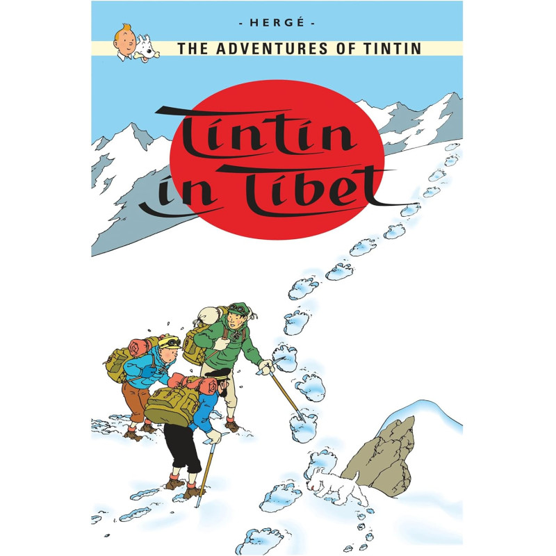 TINTIN AU TIBET  EGMONT ANGLAIS  TINTIN IN TIBET