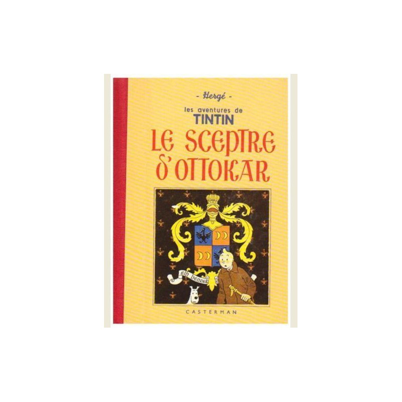 TINTIN  FACSIMILE NOIR ET BLANC  T08  LE SCEPTRE D OTTOKAR  GRAND FORM