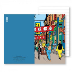 CARNET DE NOTE TINTIN POUSSE POUSSE 125X200