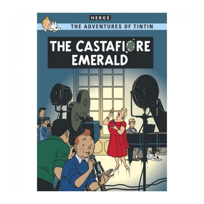 TINTIN CARTE POSTALE THE CASTAFIORE EMRALD