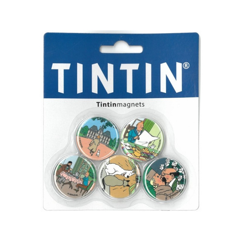 MAGNET X 5 TINTIN
