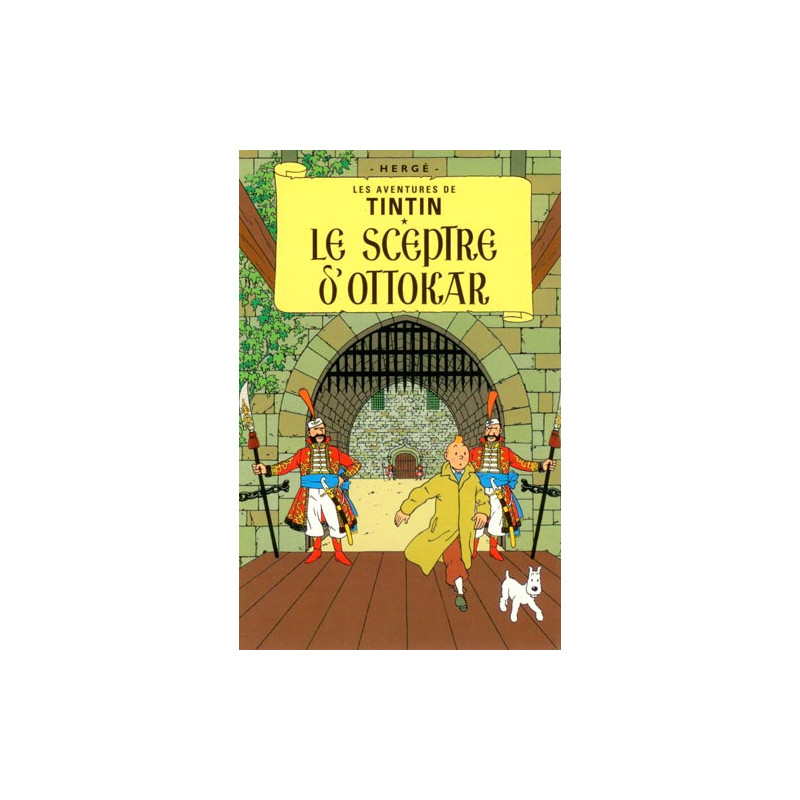 POSTER TINTIN SCEPTRE D OTTOKAR
