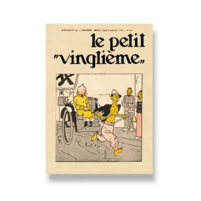 CARTE POSTALE TINTIN LE PETIT VINGTIEME LE LOTUS BLEU N36