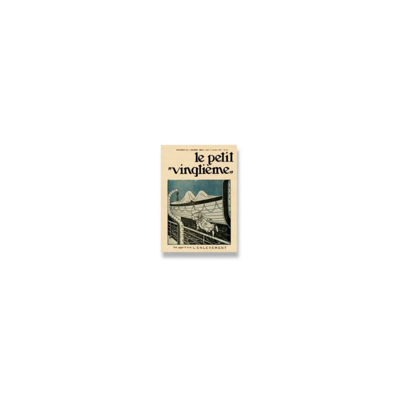 CARTE POSTALE TINTIN LE PETIT VINGTIEME LE LOTUS BLEU N46