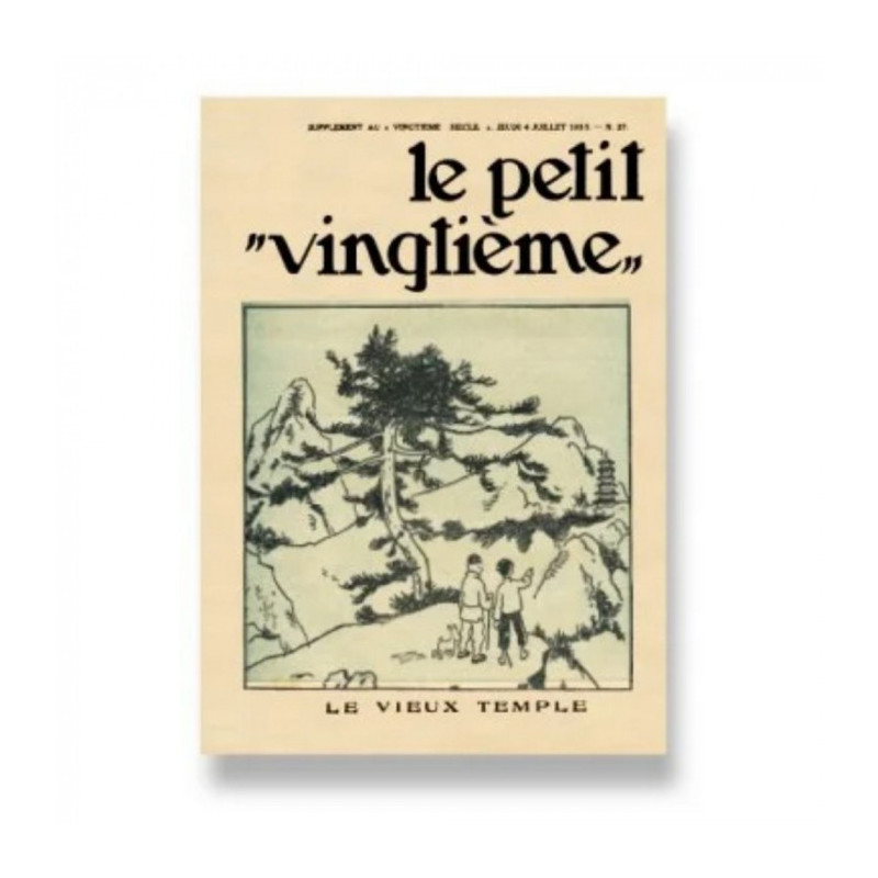 CARTE POSTALE TINTIN LE PETIT VINGTIEME LE LOTUS BLEU N27