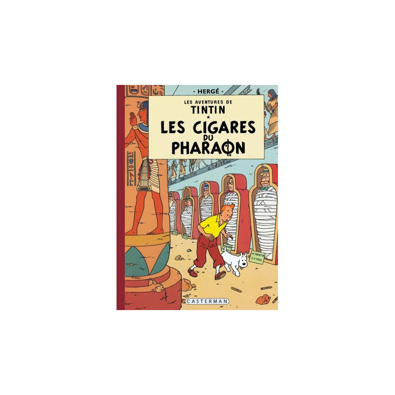 TINTIN - FAC-SIMILE NOIR ET BLANC - T04 - LES CIGARES DU PHARAON
