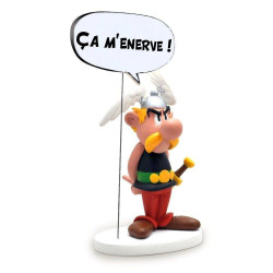 ASTERIX FIGURINE COLLECTION BULLES CA M ENERVE ENVIRON 15CM