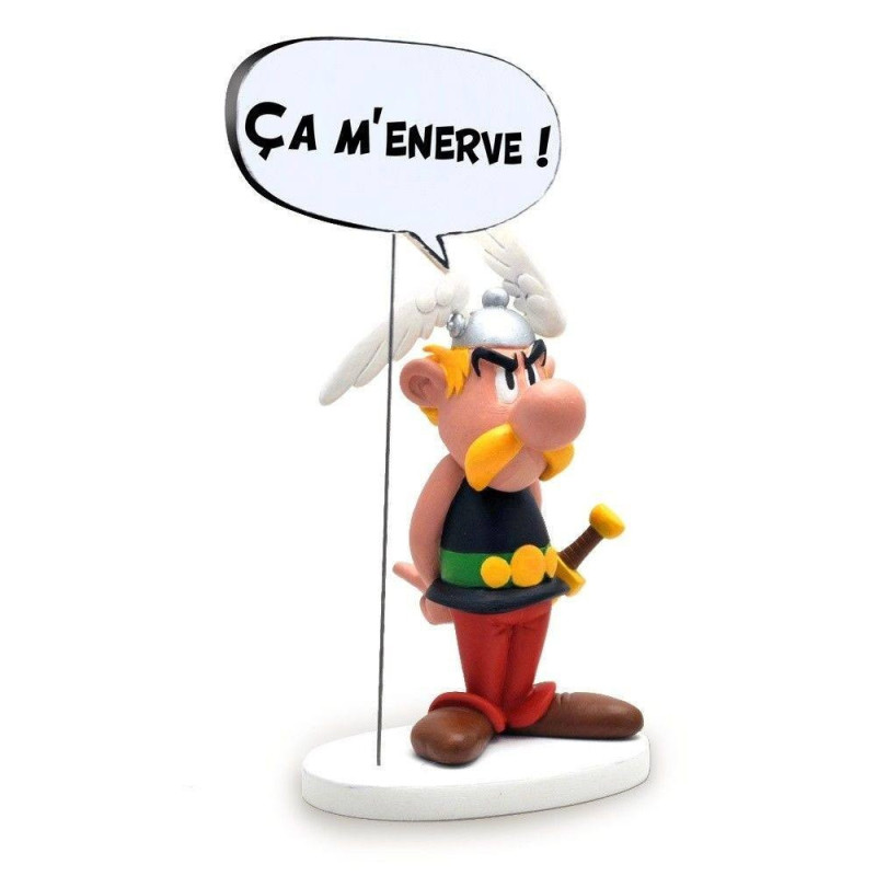 ASTERIX FIGURINE COLLECTION BULLES CA M ENERVE ENVIRON 15CM