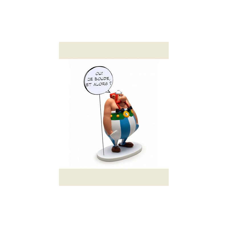 OBELIX BULLES  OUI JE BOUDE ET ALORS  