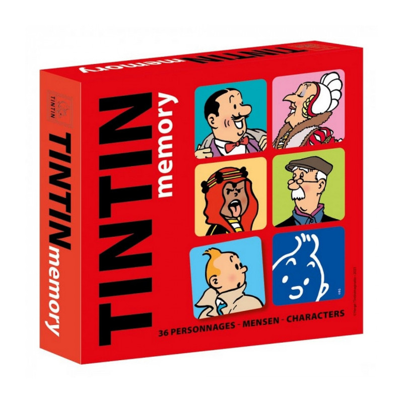 TINTIN JEU DE MEMORY PERSONNAGES