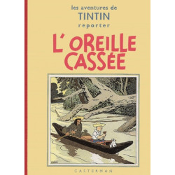 TINTIN  FACSIMILE NOIR ET BLANC  T06  L OREILLE CASSEE