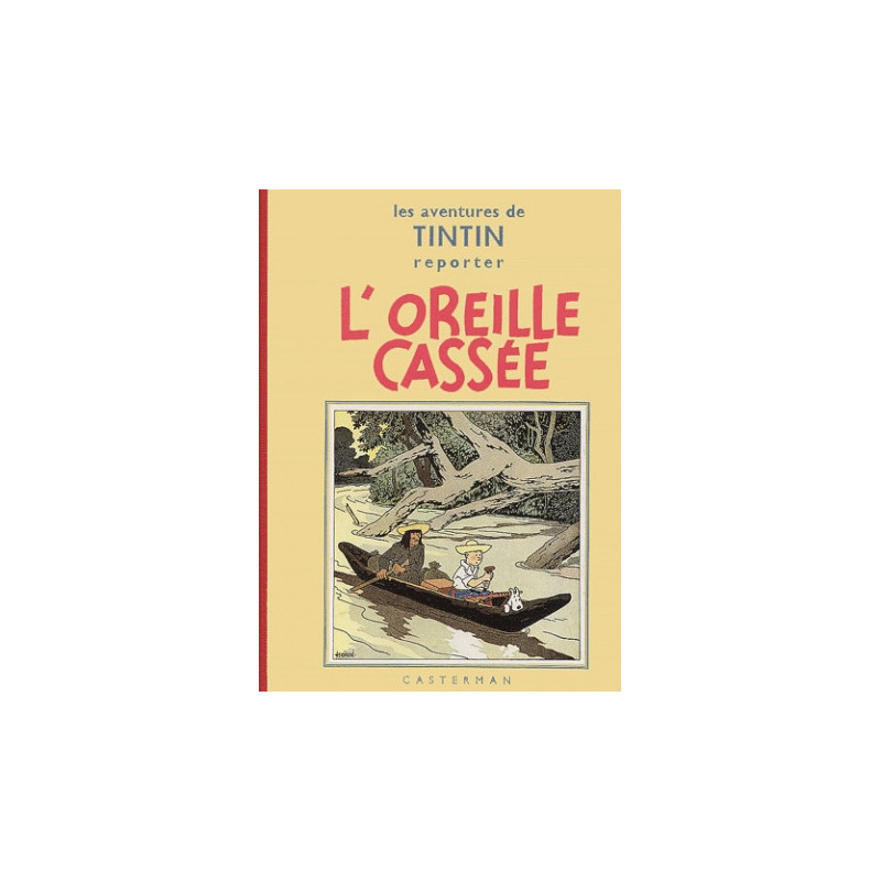 TINTIN  FACSIMILE NOIR ET BLANC  T06  L OREILLE CASSEE