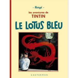TINTIN  PETIT FORMAT NOIR ET BLANC  T05  LE LOTUS BLEU