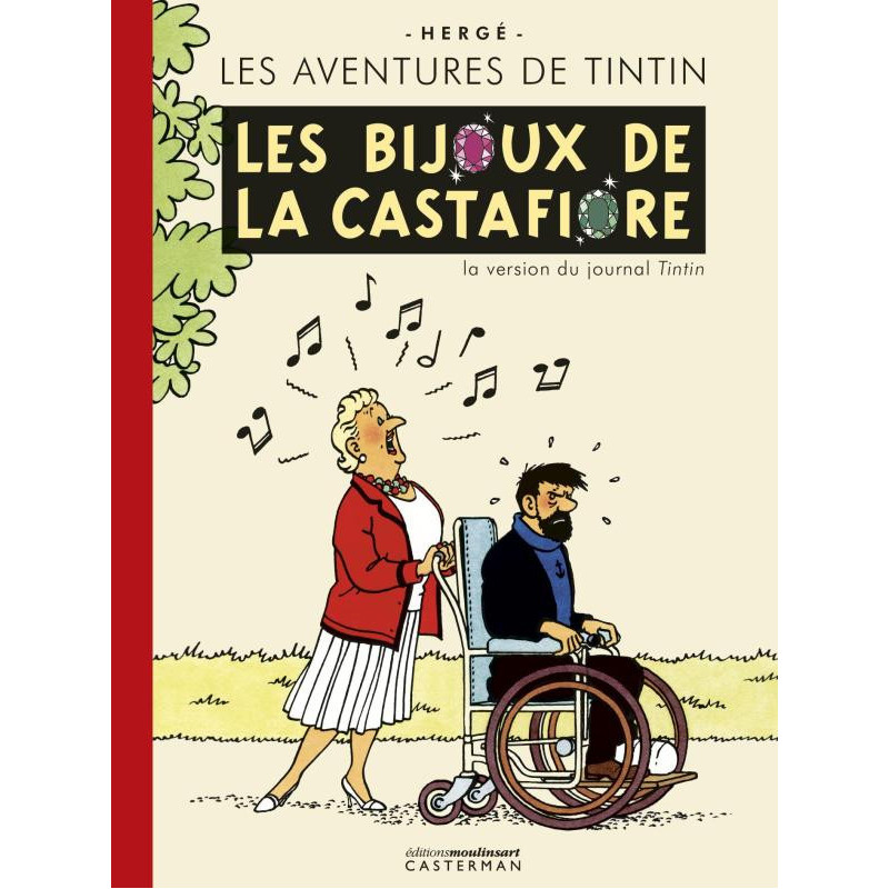 TINTIN  T21  LES BIJOUX DE LA CASTAFIORE  EDITION JOURNAL TINTIN