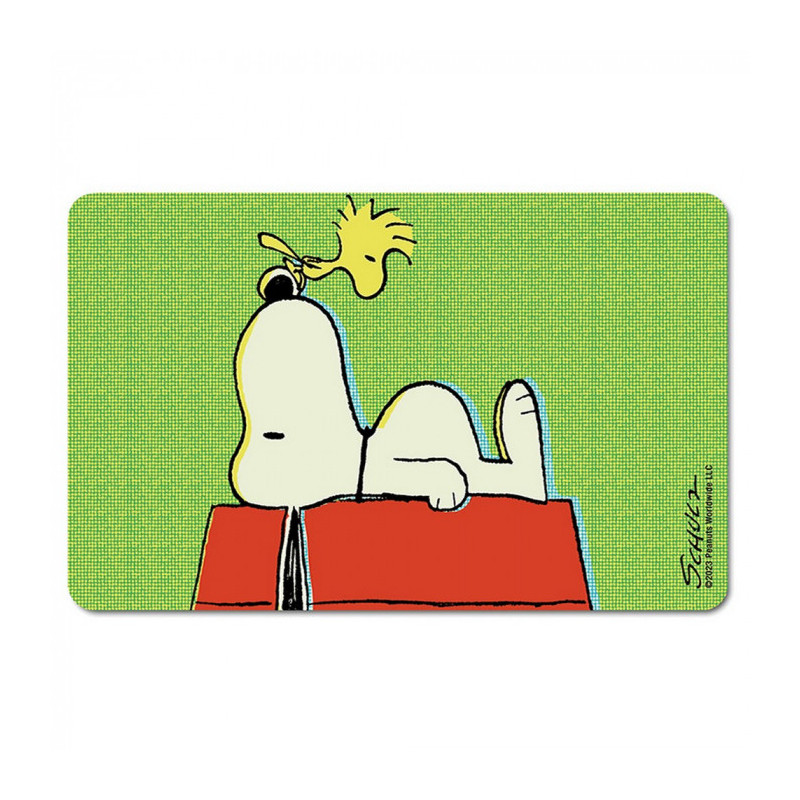 PEANUTS SNOOPY ET WOODSTOCK PLANCHE A PETIT DEJEUNER 23 CM