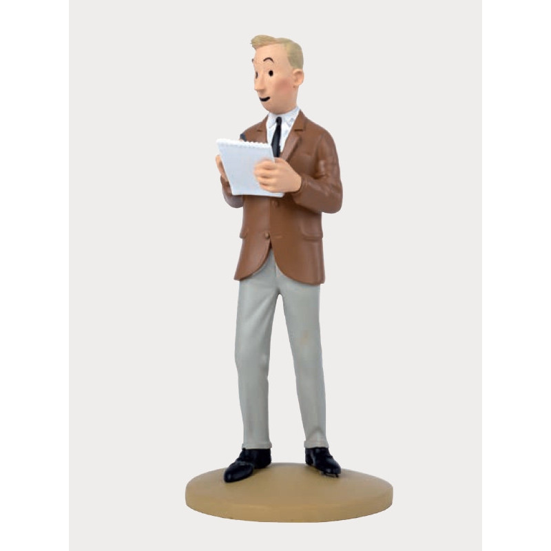 FIGURINE RESINE HERGE REPORTER