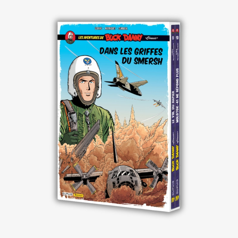 COFFRET BUCK DANNY CLASSIC T9   T10 AVEC POSTER