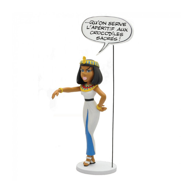 FIGURINE CLEOPATRE COLLECTION BULLES