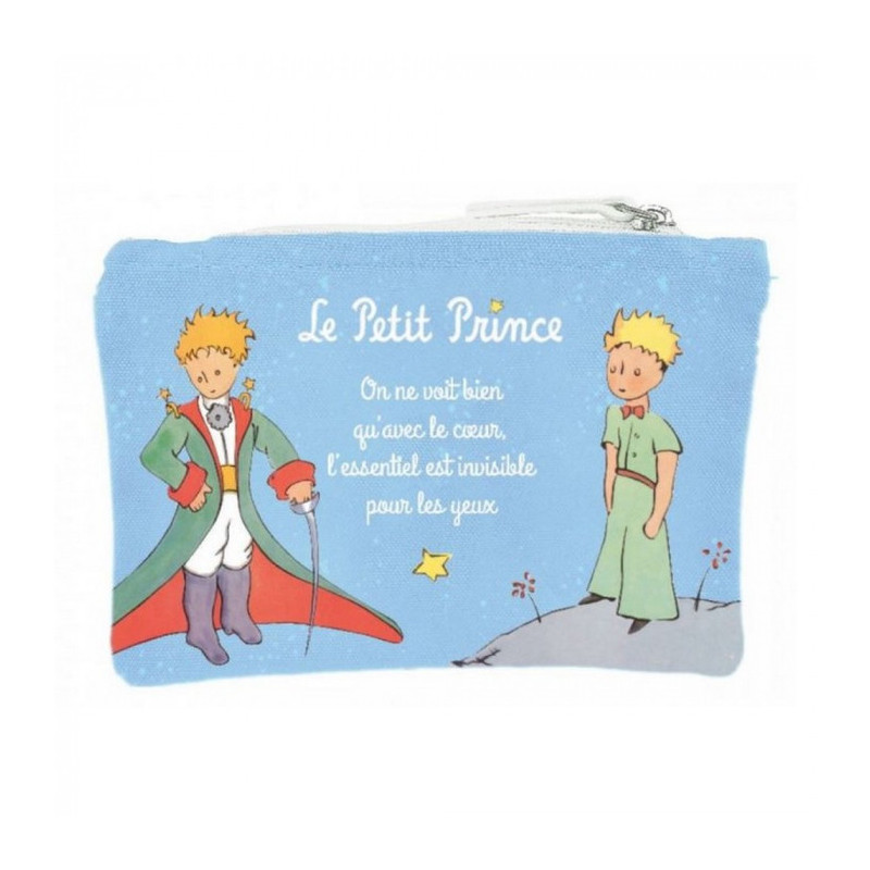 POCHETTE COTON LE PETIT PRINCE BLEU CAP 20 CM