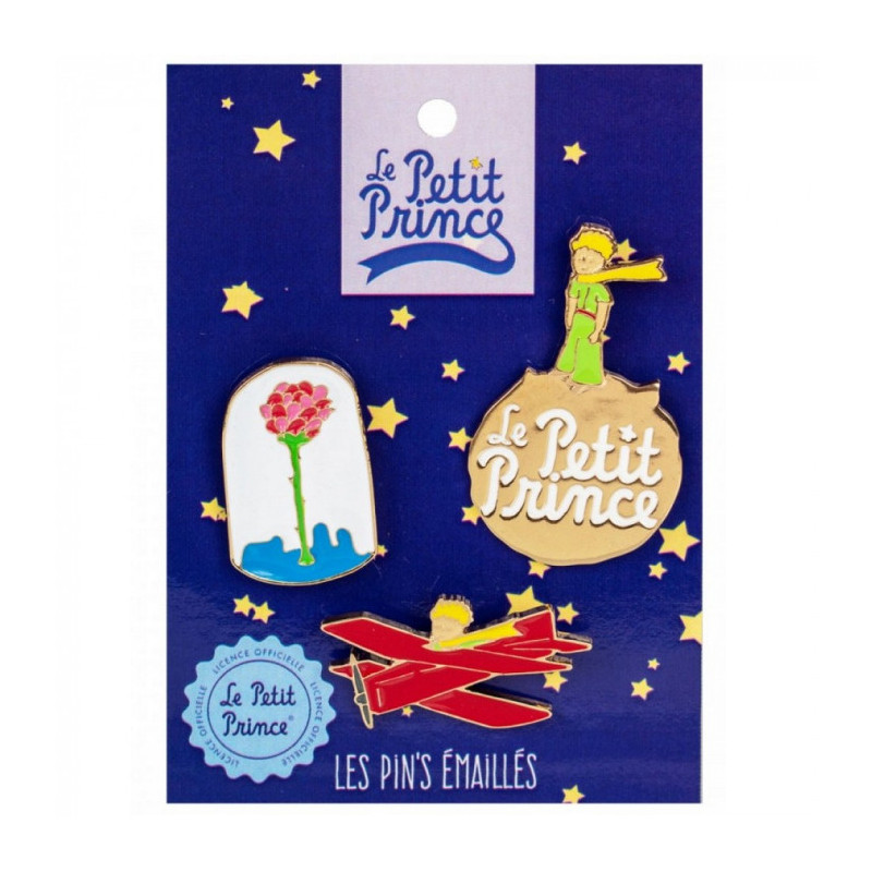 SET DE 3 PINS LE PETIT PRINCE NUIT