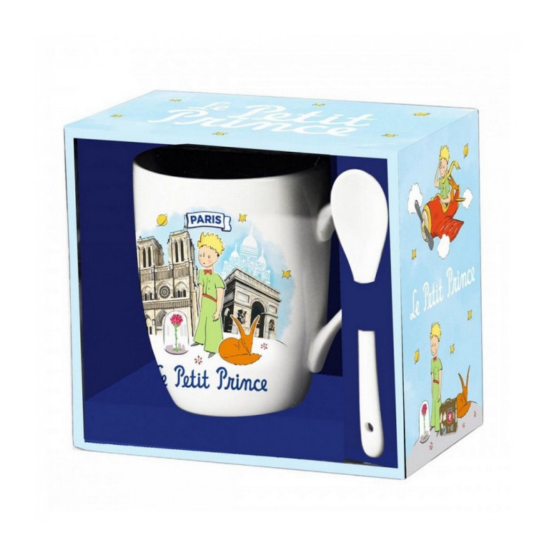 MUG PETIT PRINCE PARIS AVEC CUILLERE