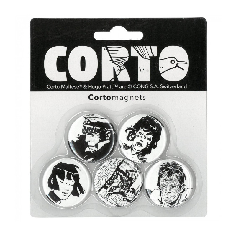 MAGNET CORTO MALTESE PACK ESMERALDA ET SUIVANTS