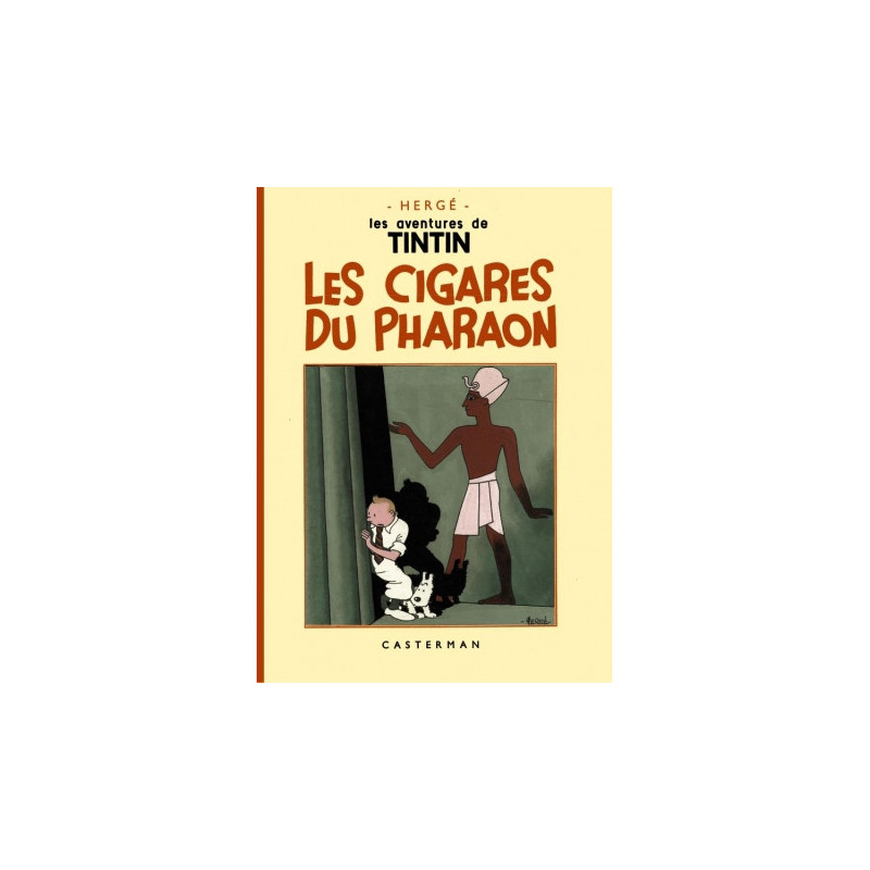 TINTIN  PETIT FORMAT NOIR ET BLANC  T04  LES CIGARES DU PHARAON