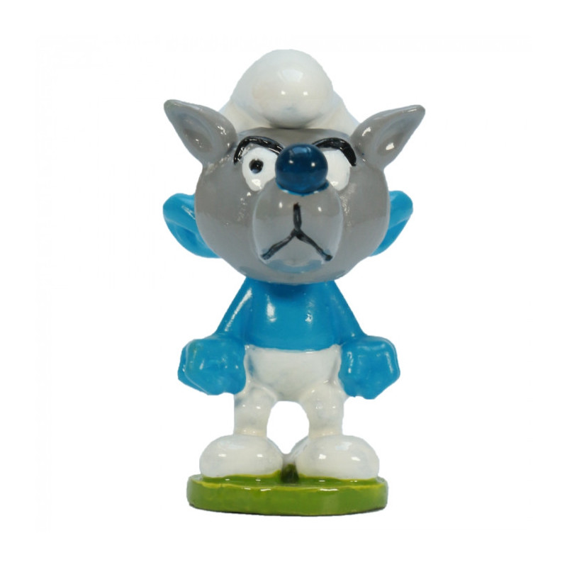 LE GRAND MECHANT SCHTROUMPF PIXI ORIGINE  FIGURINE 4 CM