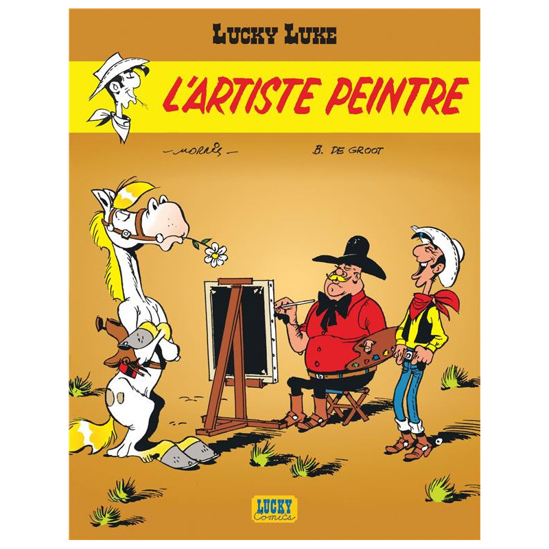 LUCKY LUKE - TOME 40 - LARTISTE PEINTRE
