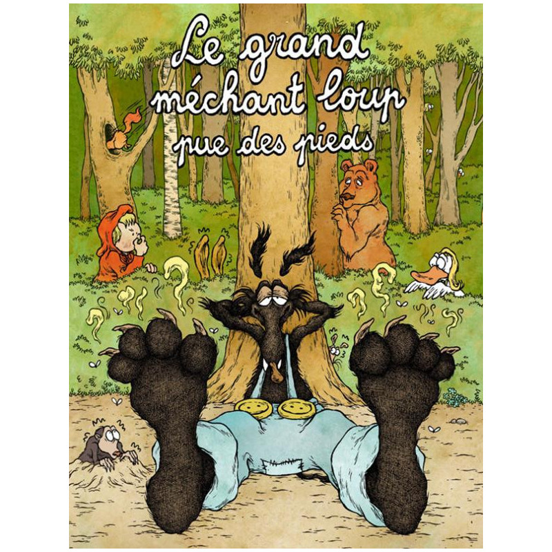 LE GRAND MECHANT LOUP PUE DES PIEDS