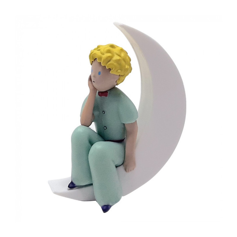 LE PETIT PRINCE FIGURINE PETIT PRINCE SUR LA LUNE