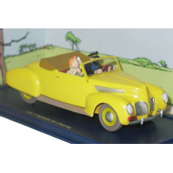LA DECAPOTABLE DE HADDOCK TINTIN LES 7 BOULES DE CRISTAL VOITURE 25CM