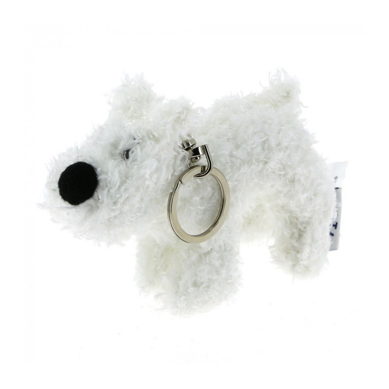 MILOU TINTIN PORTE CLES PELUCHE 8 CM