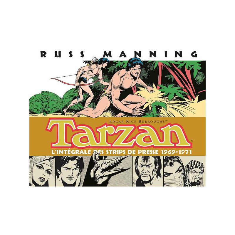 TARZAN 2 L INTEGRALE DES STRIPS DE PRESSE 1969 1971