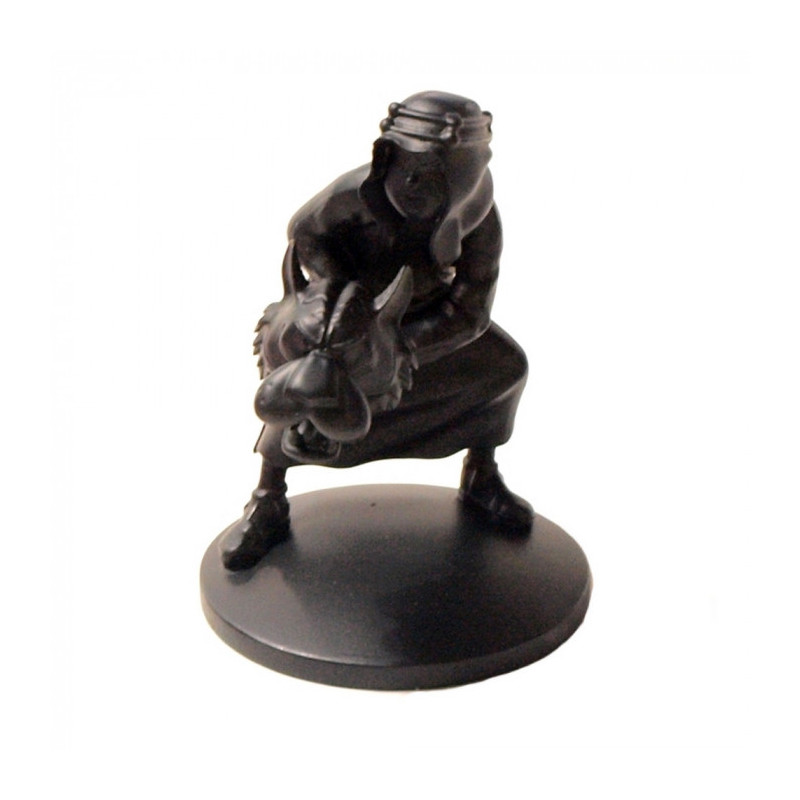 ABDALLHA MONOCHROME MAT NOIR FIGURINE 9 CM