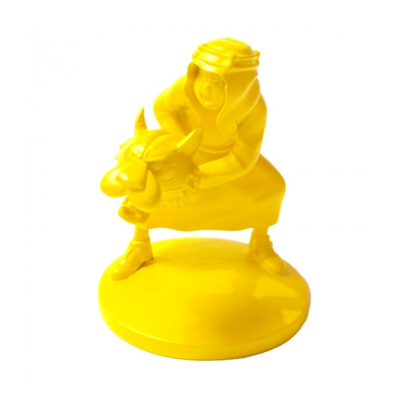 ABDALLAH MONOCHROME JAUNE SATINE LES AVENTURES DE TINTIN FIGURINE 9CM