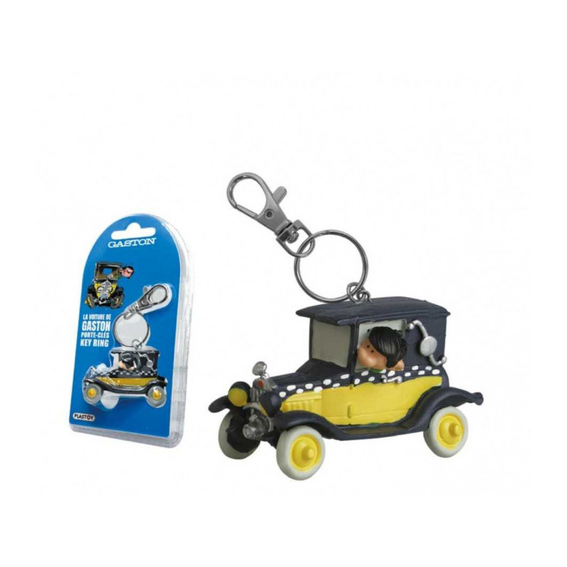 VOITURE DE GASTON PORTE CLES 10CM