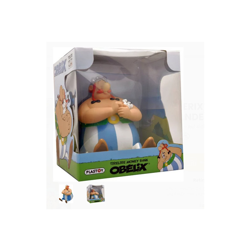 OBELIX TENANT IDEFIX TIRELIRE 22CM