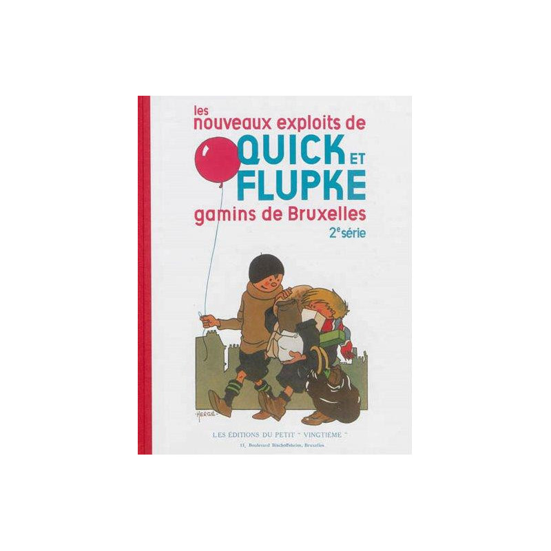 QUICK ET FLUPKE T02 GAMINS DE BRUXELLES FAC SIMILE NOIR ET BLANC