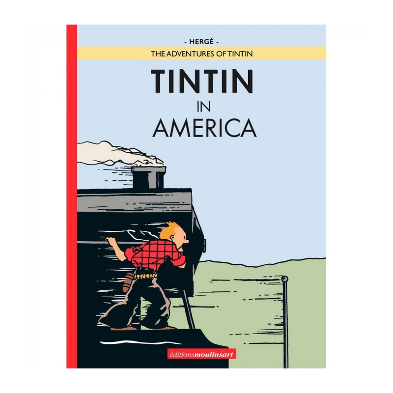 TINTIN IN AMERICA COLORISE LOCOMOTIVE
