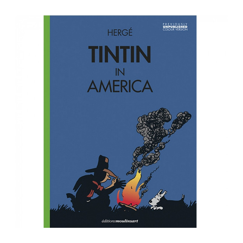 TINTIN IN AMERICA COLORISE CAMPFIRE